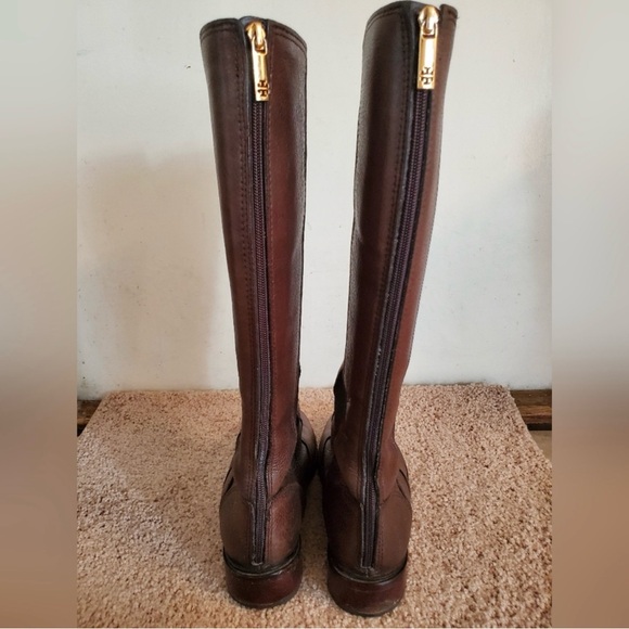 Tory Burch Calista Riding Boots Sz 10 - Picture 2 of 10